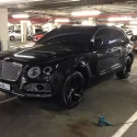 Black Bentley Bentayga Tinted Windows