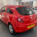 Red Vauxhall Corsa Tinted Back Windows