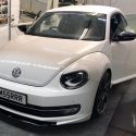 White VW Beetle Tinting Glass